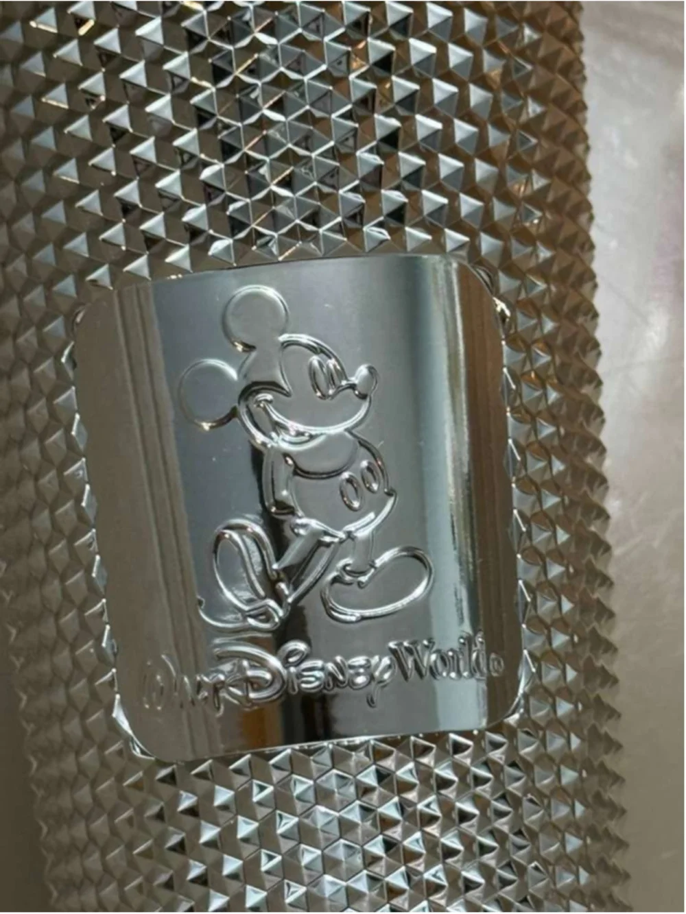 Disney World Starbucks 100th Anniversary Mickey Chrome Tumbler 24oz Venti NWT